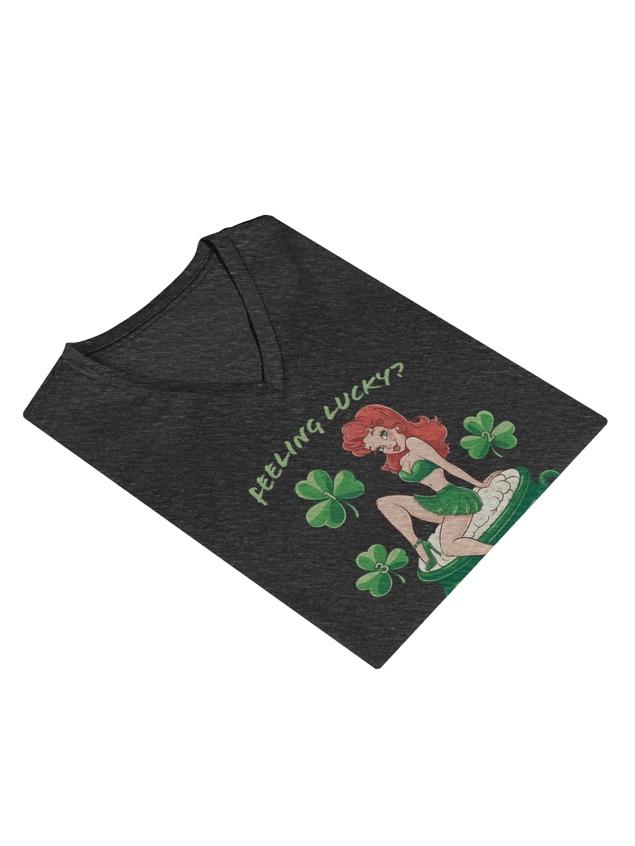 Feeling Lucky St. Paddy's Day Game V Neck Women's Tee product image (4)