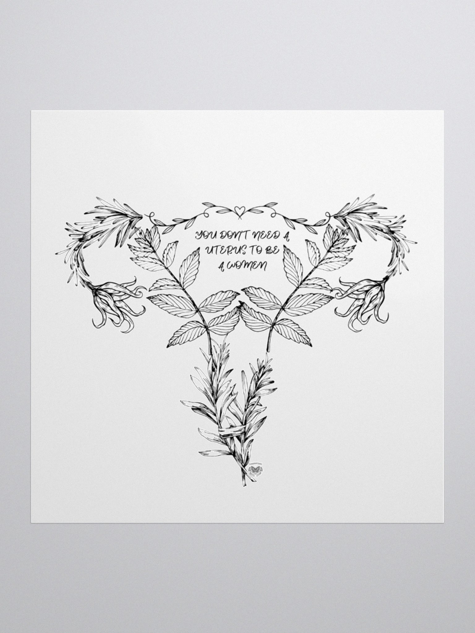 Empowerment Uterus Kiss Cut Stickers product image (3)