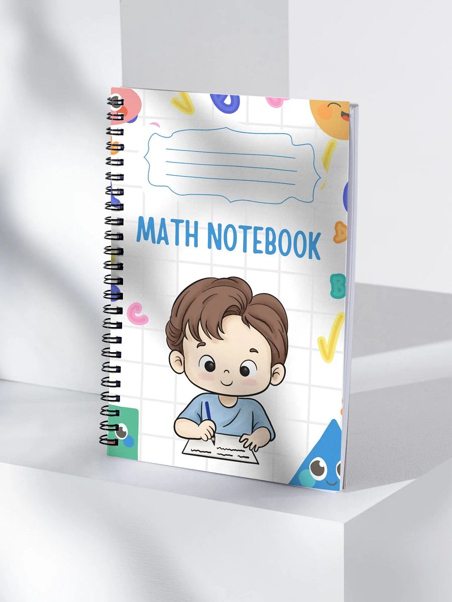 Colorful 3D Letter Grid Notebook product image (4)