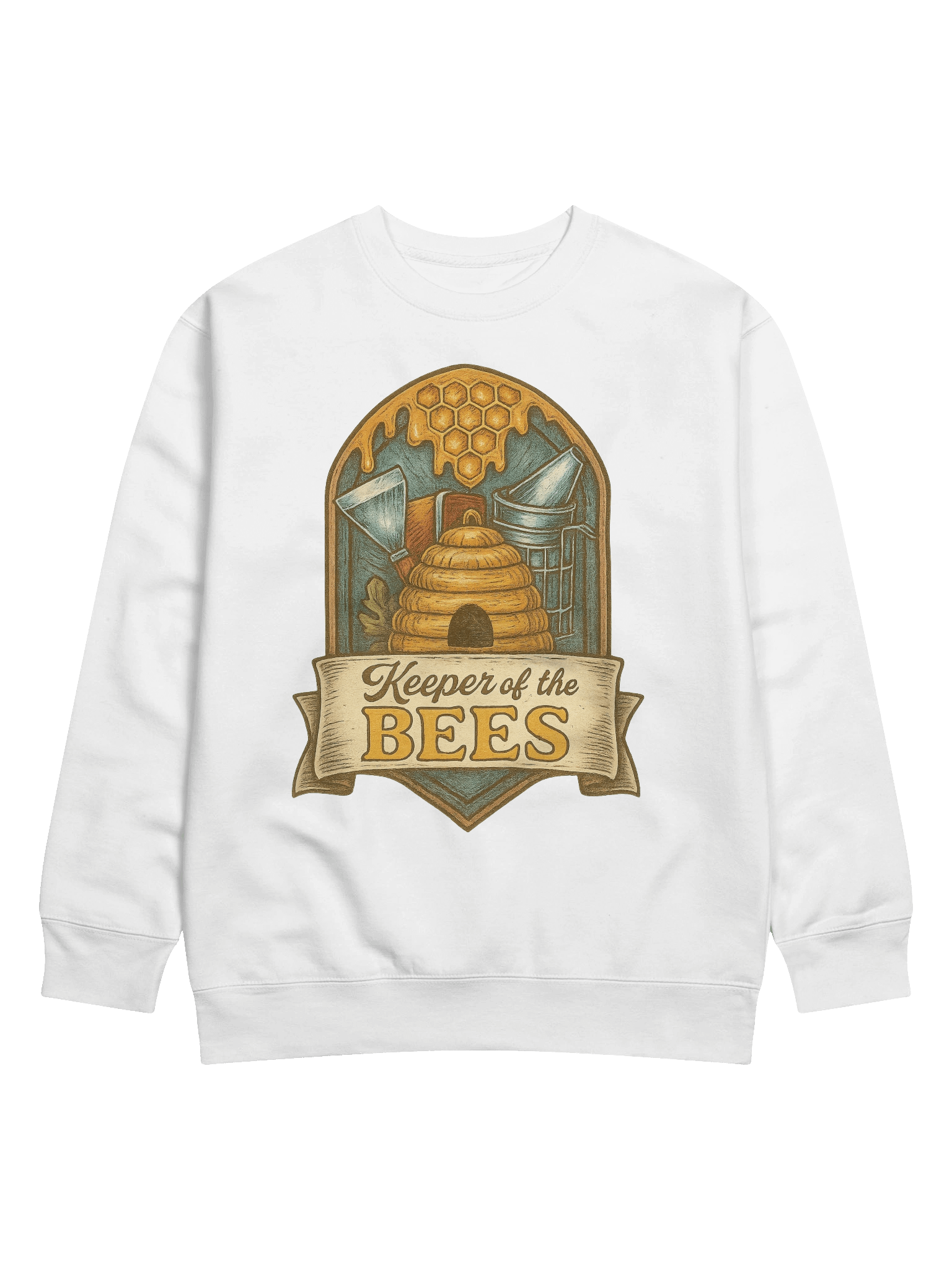 Keeper of the Bees Sweatshirt - Beekeeping T shirt Gift for Bee Lovers & Backyard Beekeepers product image (1)