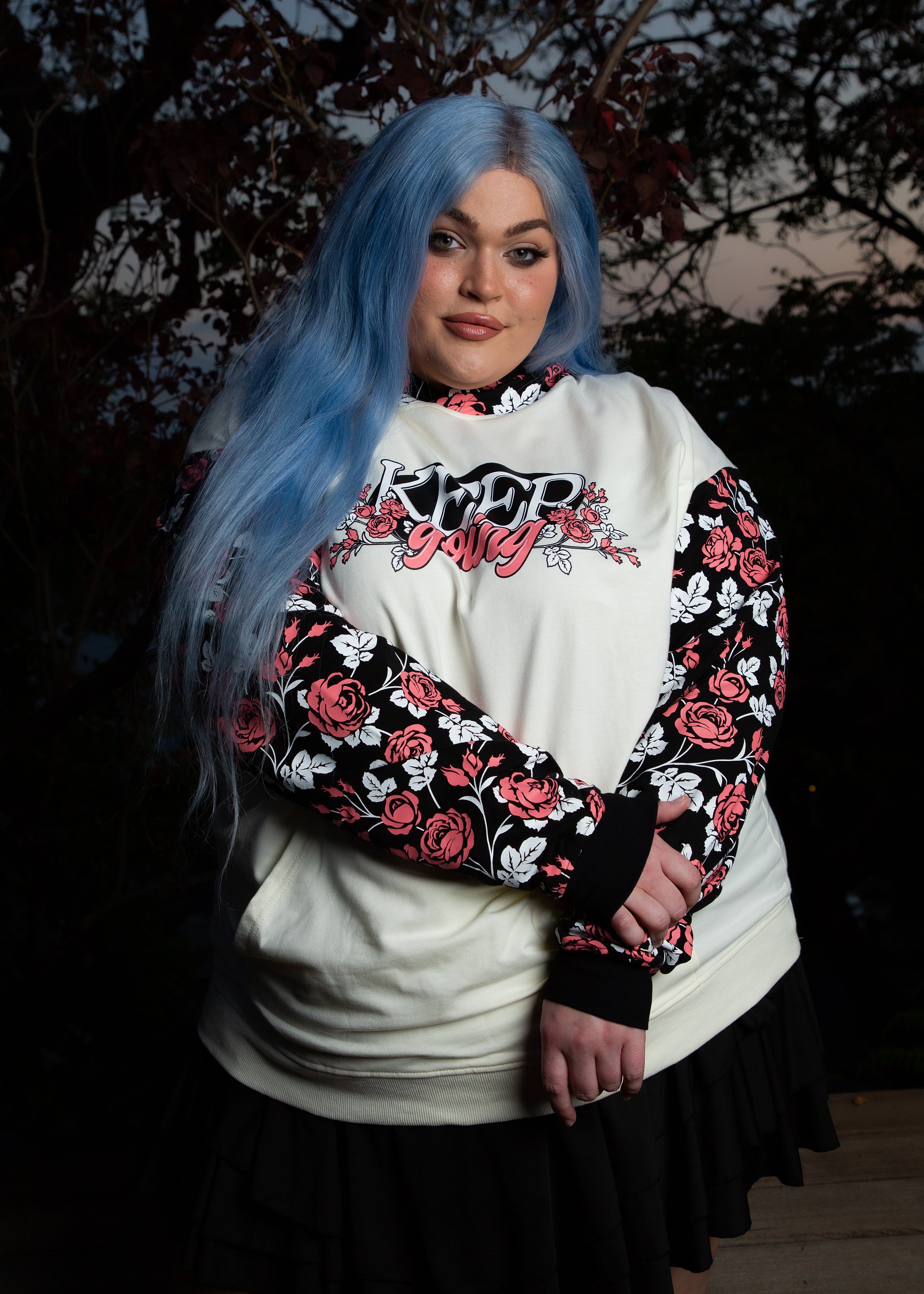 Keep Going Roses Hoodie product image (6)