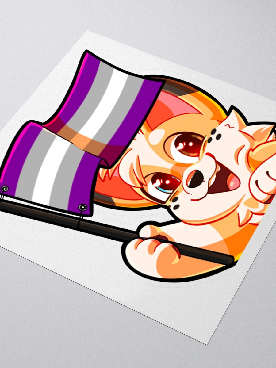 Gray Asexual Pride Sticker product image (3)