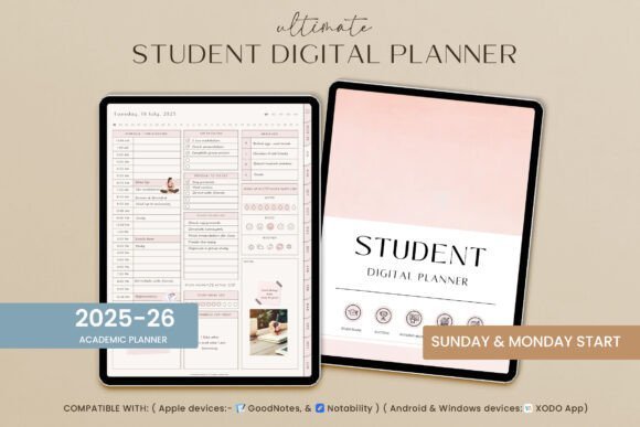 ✅ About Student Digital Academic Planner – iPad Graphic✅ product image (1)
