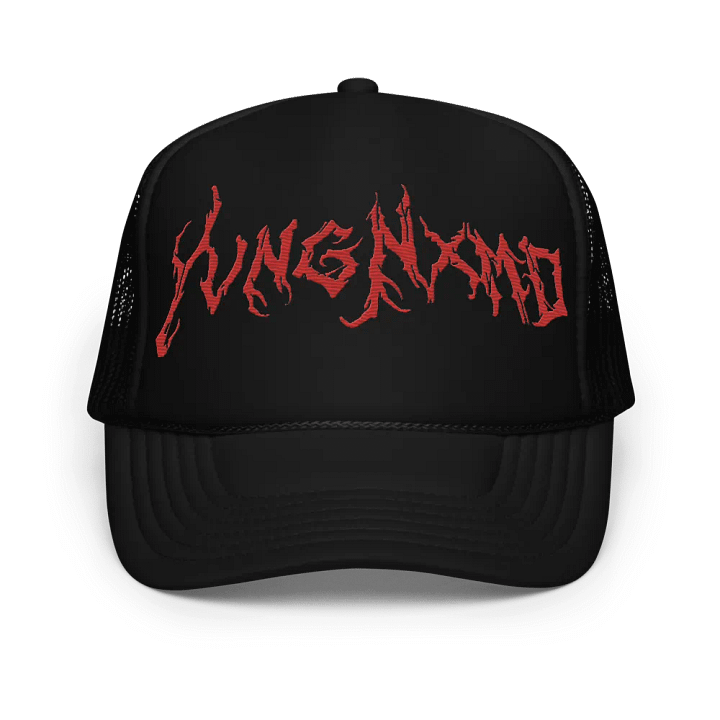 Red Script Logo FleaMarket Trucker Cap product image (1)