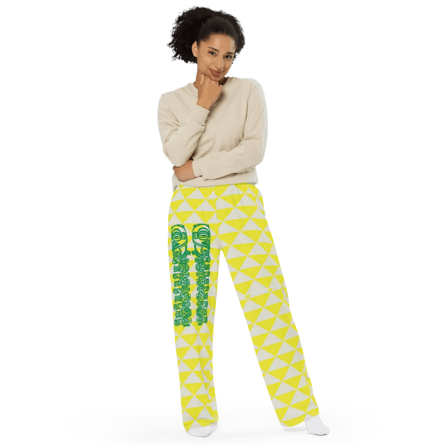 Spiral TIKI Unisex Wide-Leg Pants product image (11)
