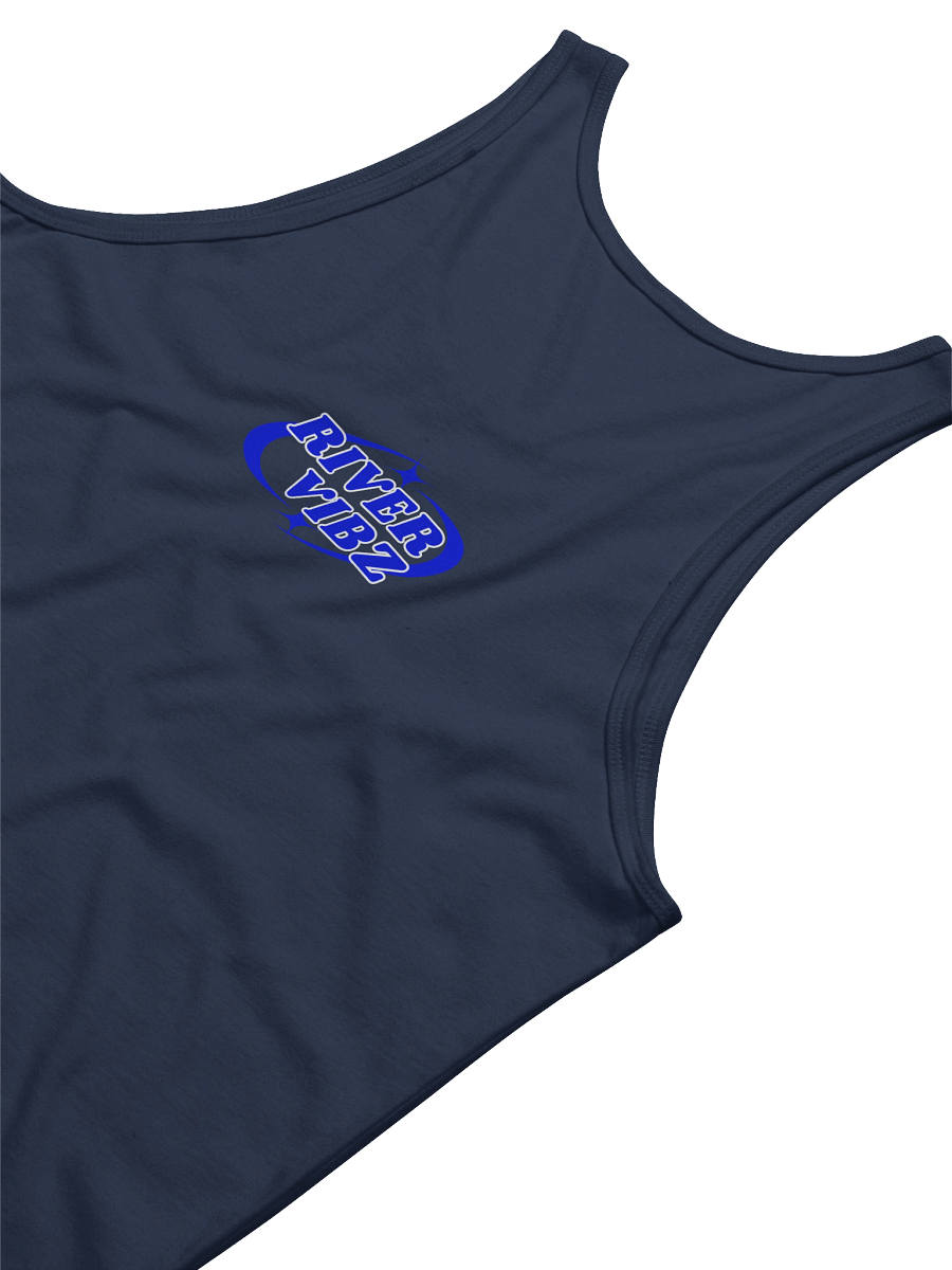 Men's Blue Starry River Vibz Logo Tank product image (5)