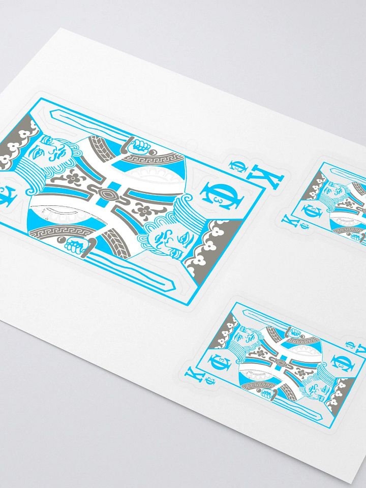The Ic3 King Stickers - White product image (2)