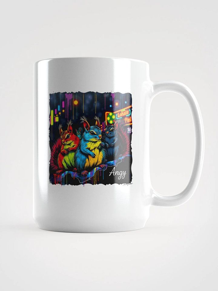 Neon Squirrel Trio Mug product image (1)