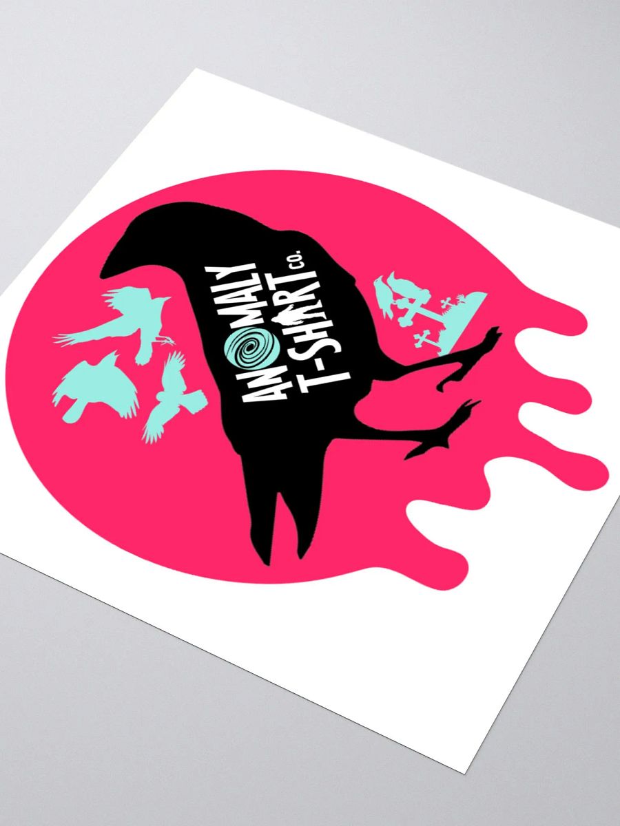 Blood Moon Raven Kiss Cut Stickers product image (4)
