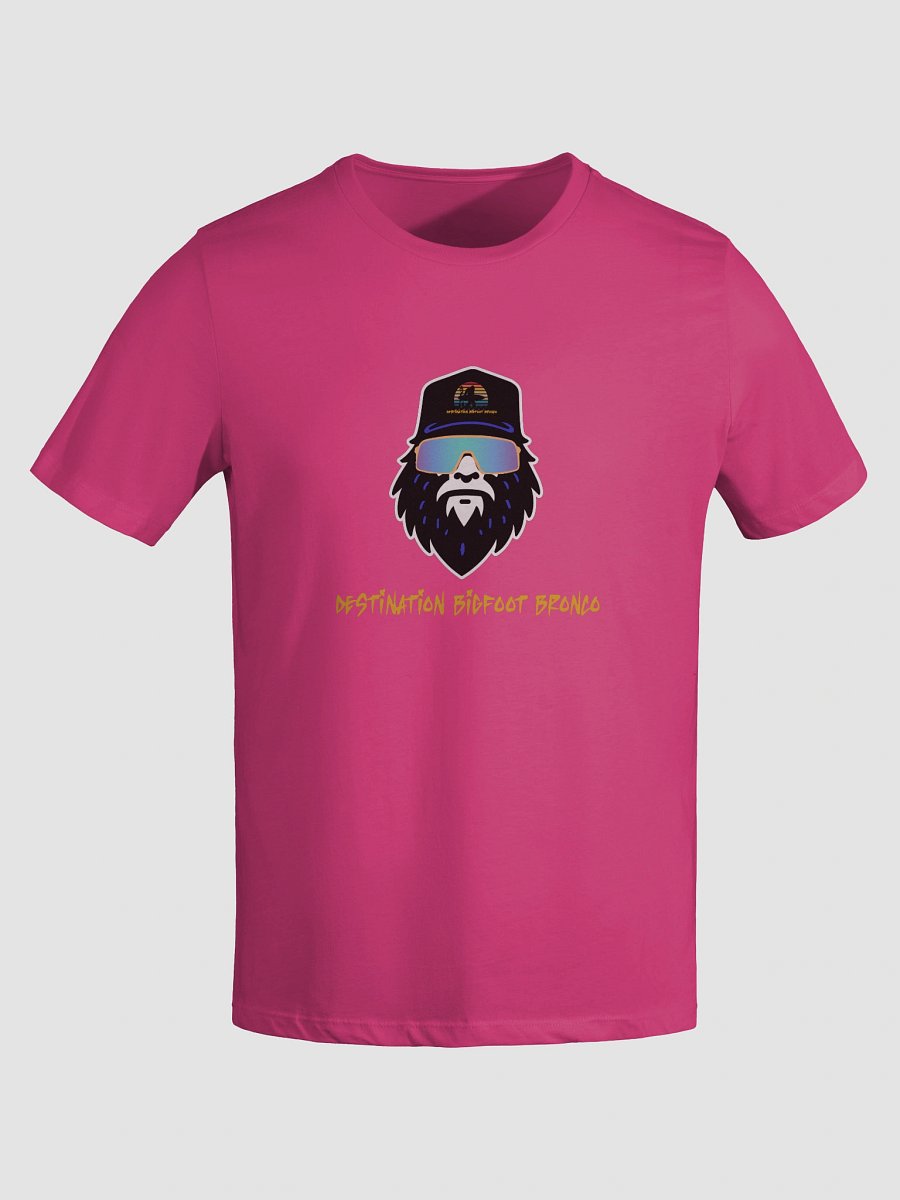 Destination Bigfoot Bronco Bigfoot Logo Bella+Canvas Women's Supersoft Relaxed-fit T-Shirt (Berry) product image (7)