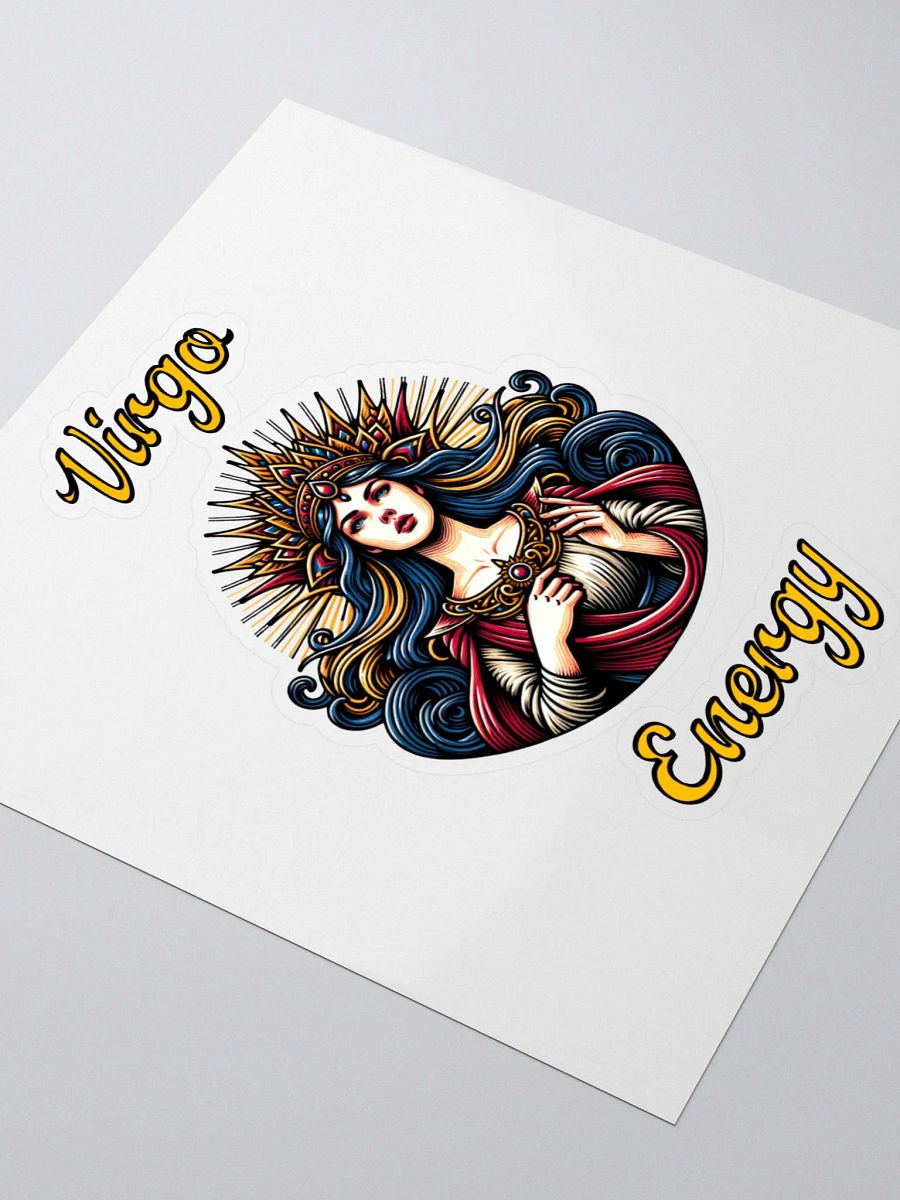 Zodiac Sign Virgo Energy Sticker product image (3)