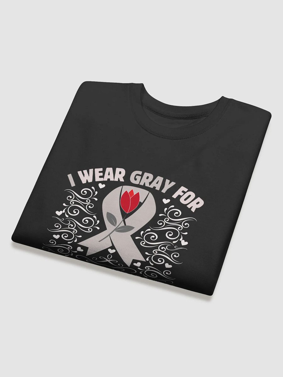 I Wear Gray For Parkinson Awareness, Flourish Heritage Sweatshirt product image (3)