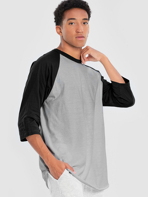 Photo showing Tultex Fine Jersey Raglan Tee