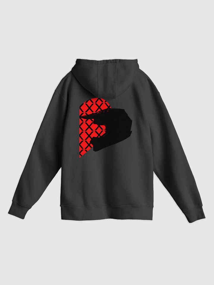 Valentine Matching Off-Road Helmet Heart Hoodie (Black-Right) product image (2)