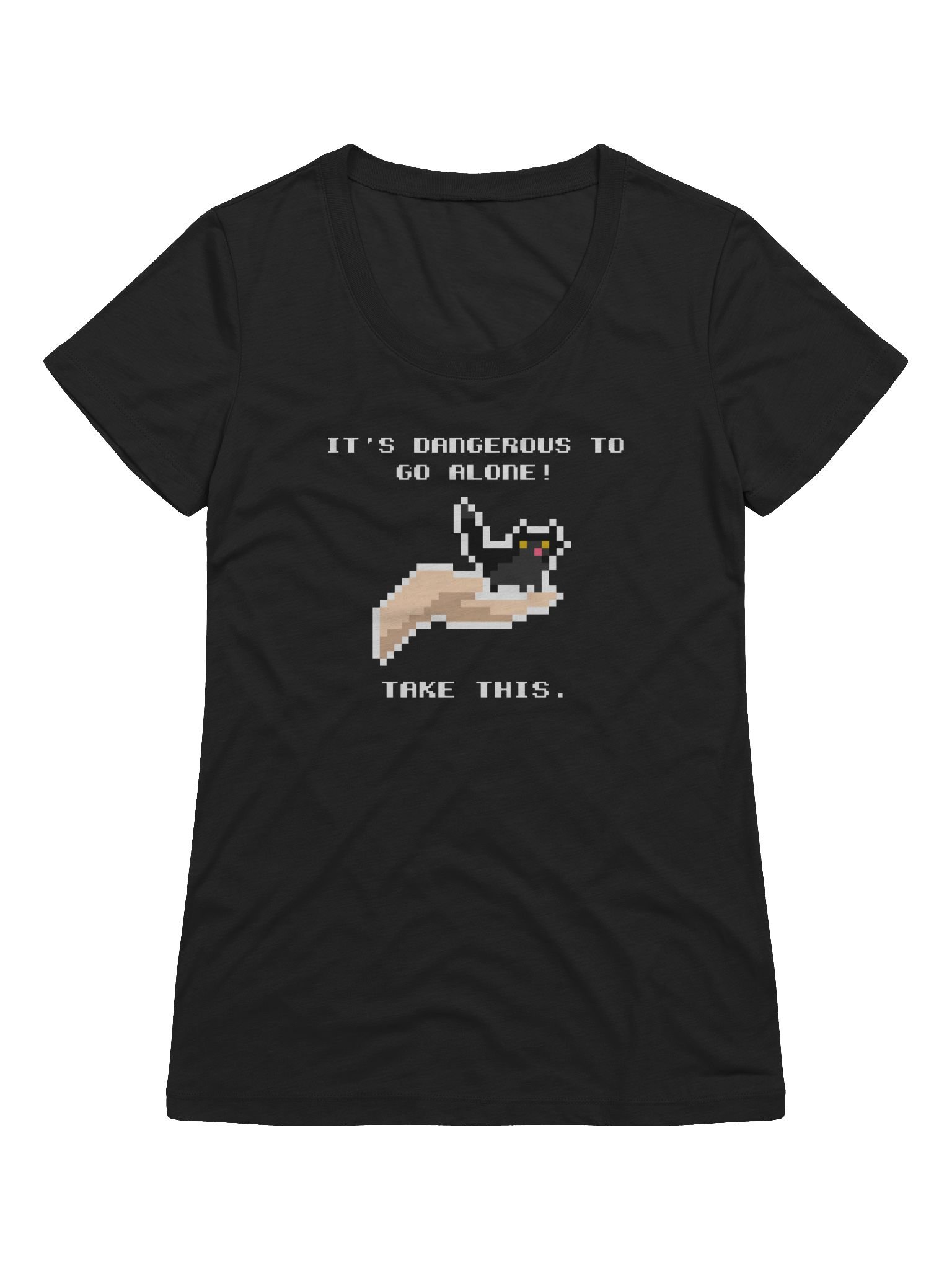 Dangerous To Go Alone Women's Tee product image (9)