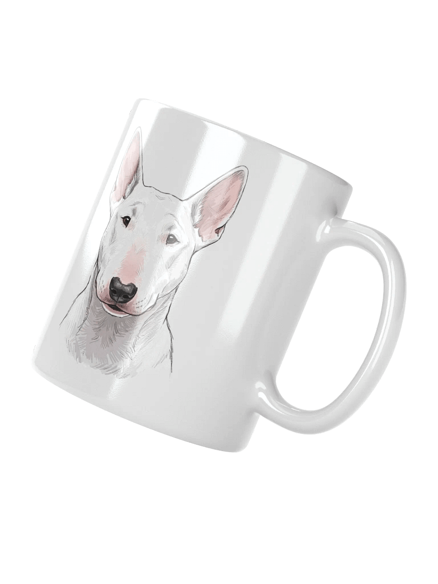 Bull Terrier Messy Sketch-y Art Chic Small Ceramic Mug product image (5)