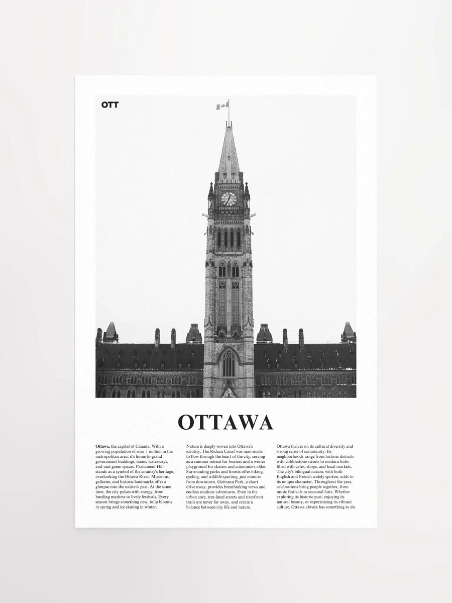 Ottawa 01 Newspaper Poster product image (11)