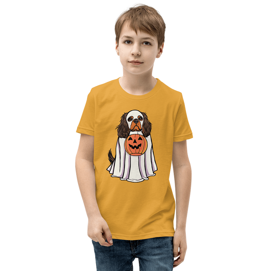 Halloween Cavalier King Charles Spaniel(Chocolate) Youth T-Shirt product image (17)