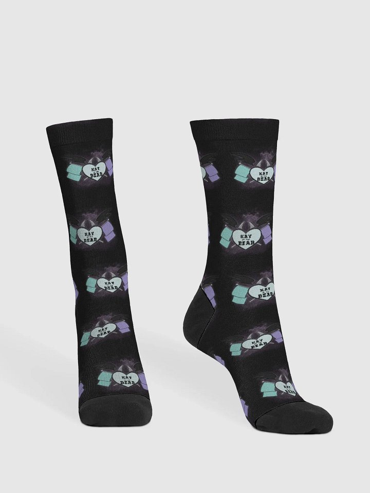 Kay_of_the_Dead Logo Crew Socks product image (2)