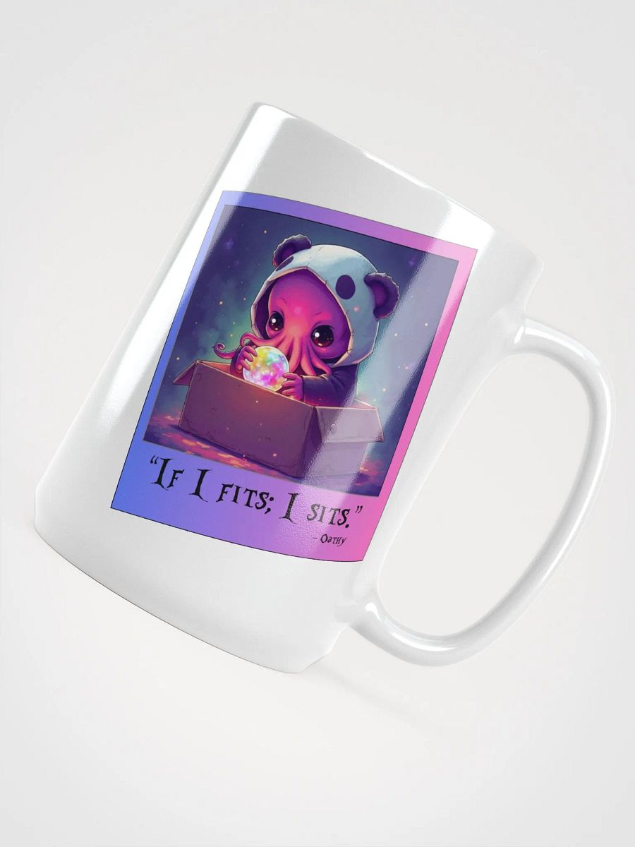 If I Fits; I Sits! White Mug product image (4)