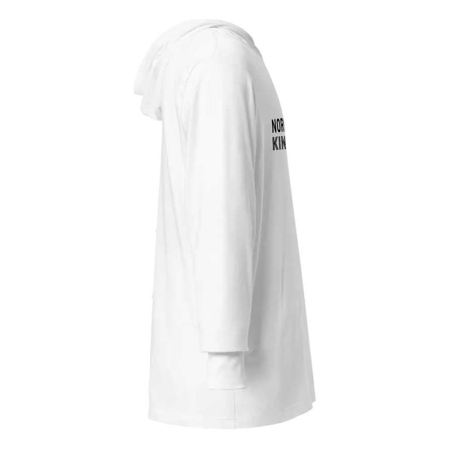 Normalize Kindness Hooded Tee (black text) product image (21)