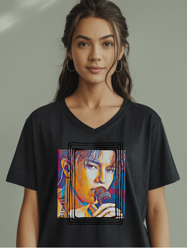 Singer From Kazakhstan Bella Canvas Unisex V-Neck product image (2)