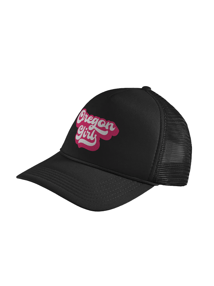 Oregon Girl with Swashes Foam Trucker Hat product image (2)