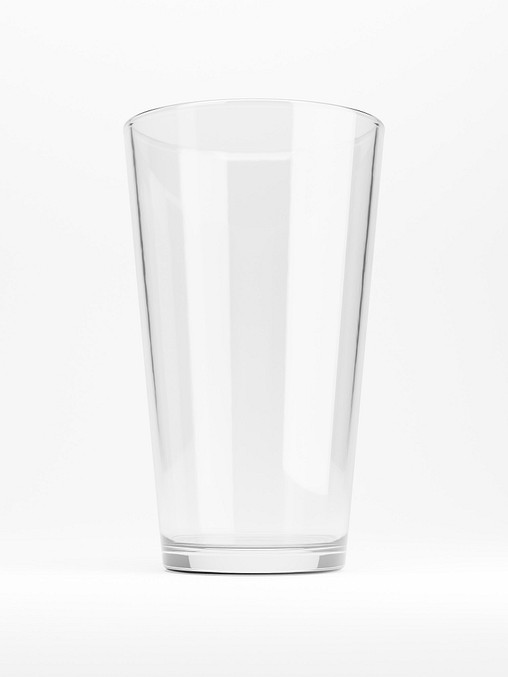 Photo showing Shaker Pint Glass