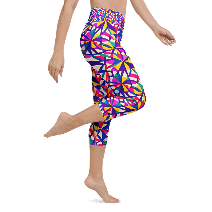 Ranbow Shapes Capri Leggings product image (1)