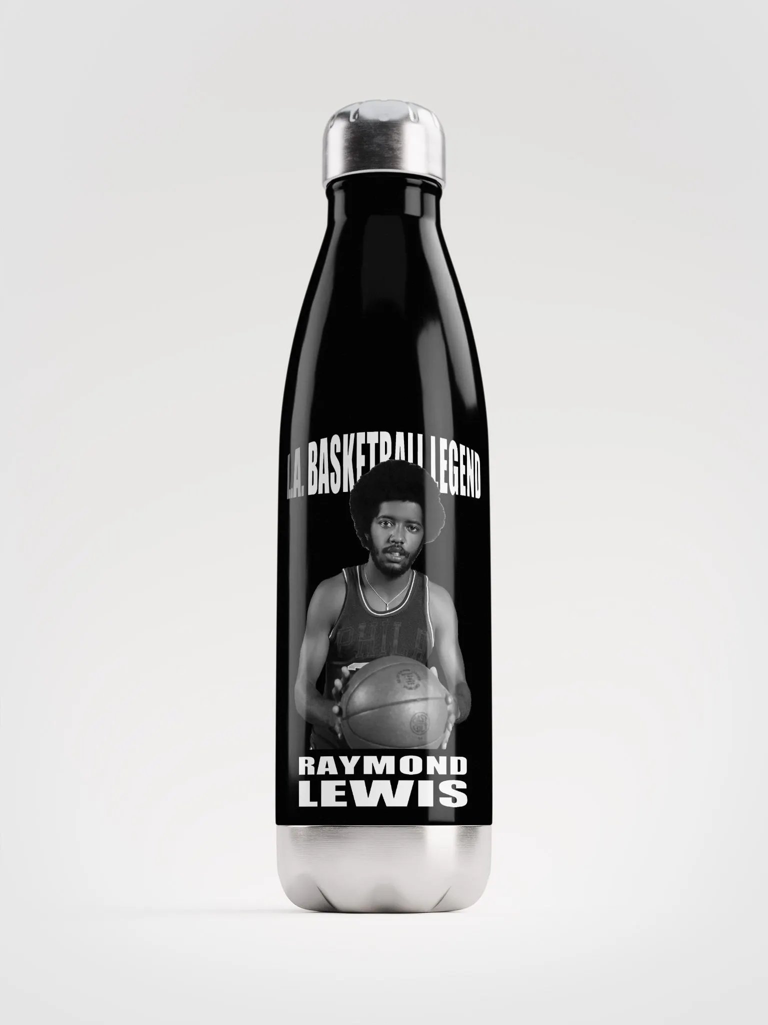 Vintage Philly Basketball Stainless Steel Water Bottle product image (1)