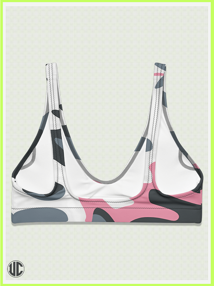 UnkoCon – Bubblegum Pink Urban Camo Bikini Top product image (2)