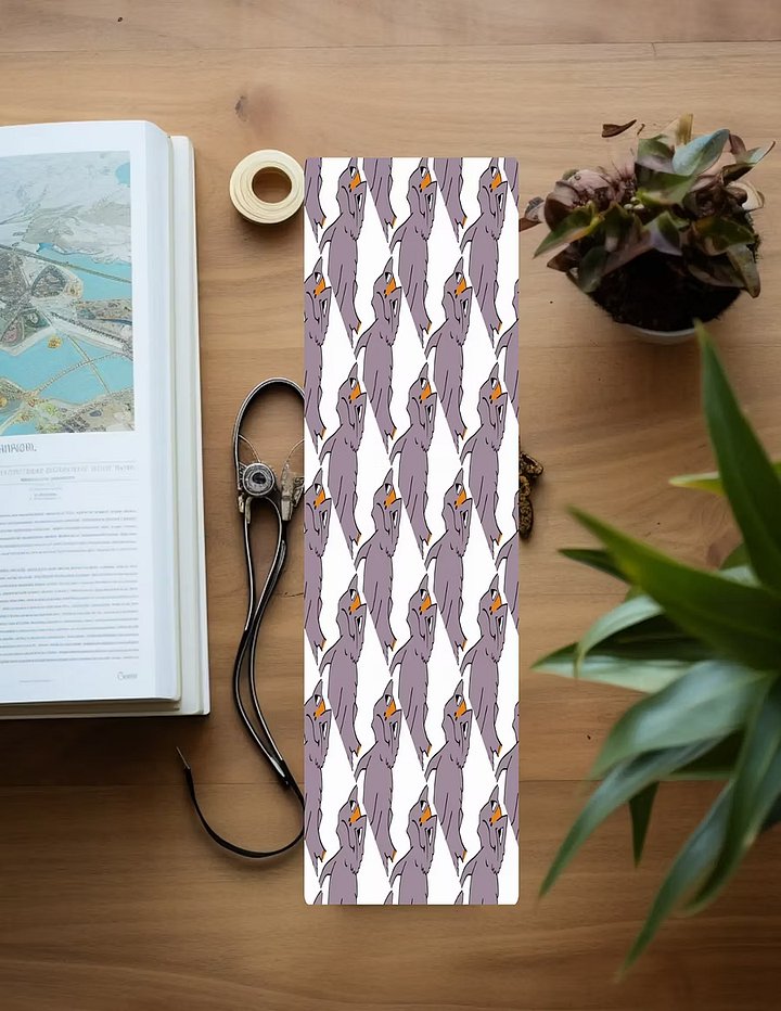 Cute Cartoon Bearded Dragon Pattern Laminated Bookmark with Tassel for the Reptile Loving Book Reader in Your Life product image (1)