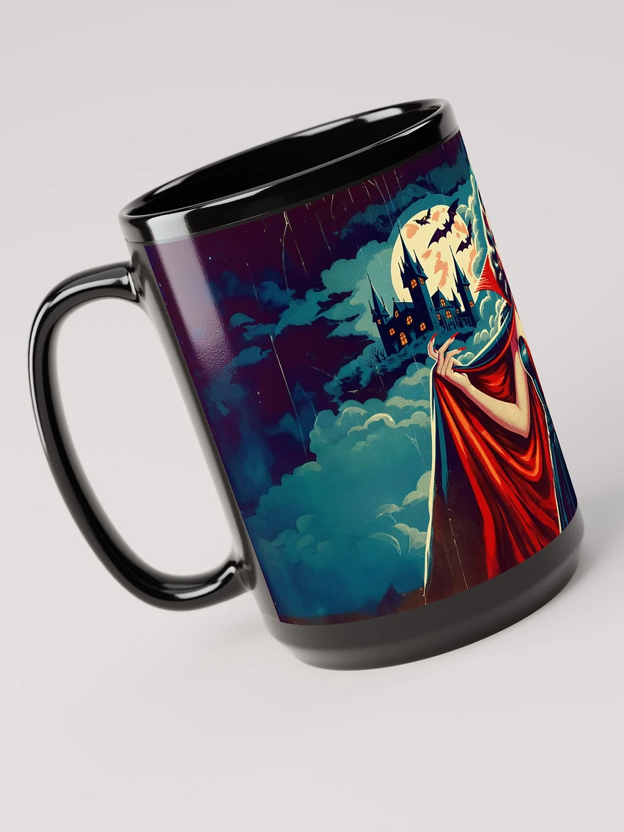 Vampire in the Night Black Glossy Mug product image (4)