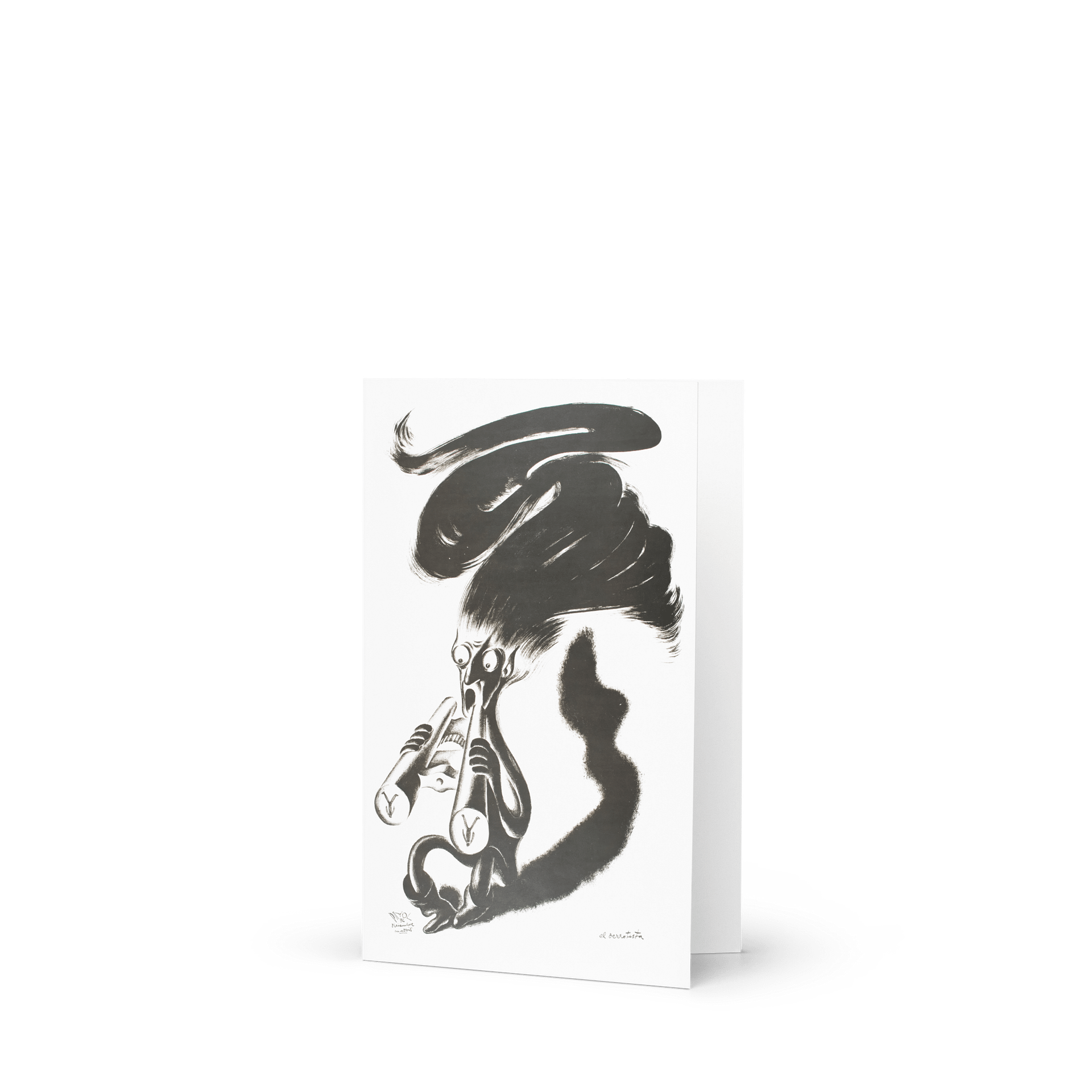 The Defeatist Blank Greeting Card product image (1)