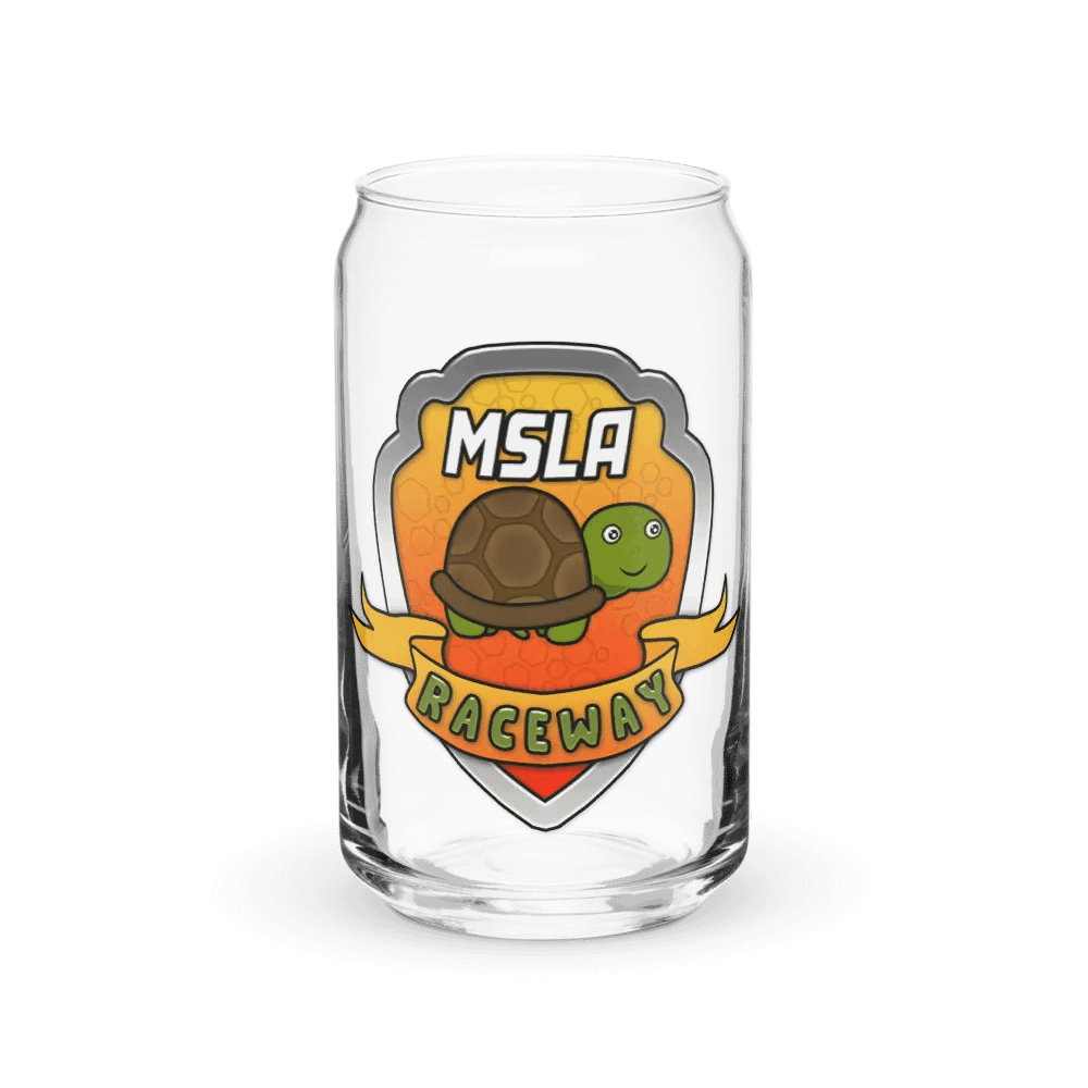 MSLA Raceway - Can Shaped Glass product image (5)