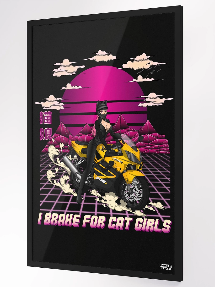 2'x3' Biker Cat Girl Poster product image (3)