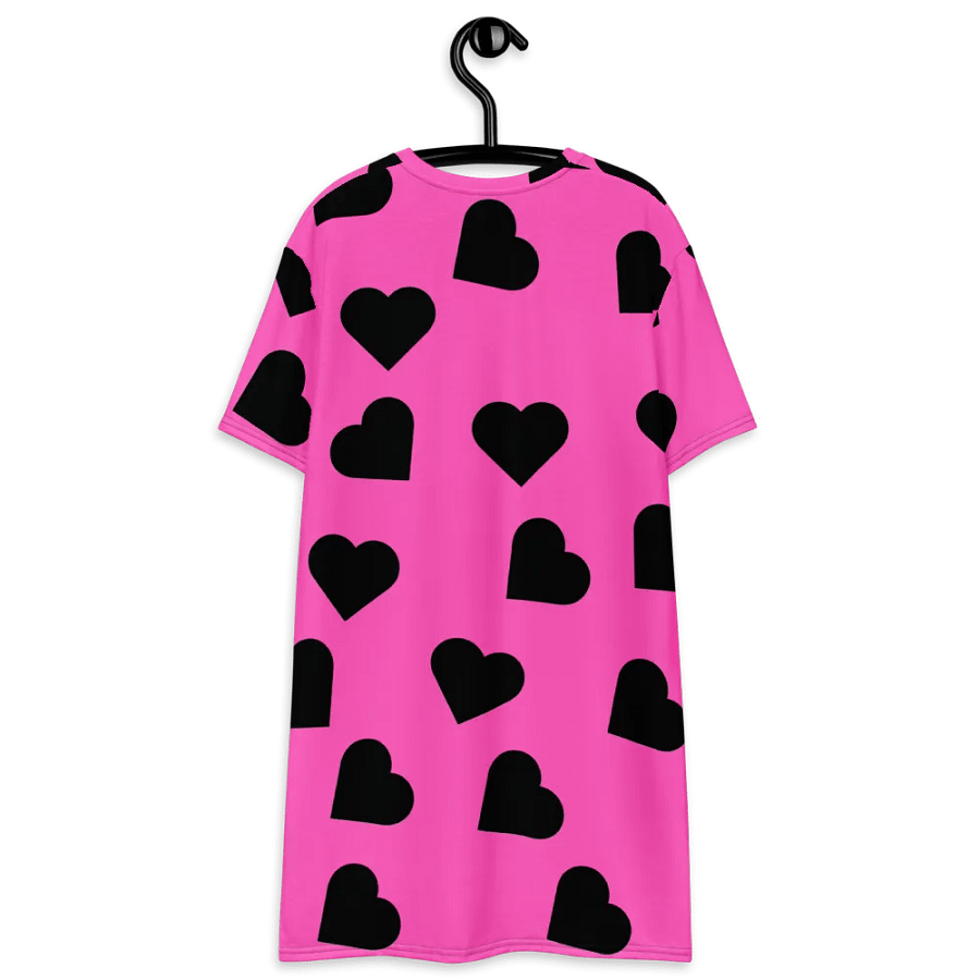 Love Pattern Ladies T Shirt Dress product image (8)