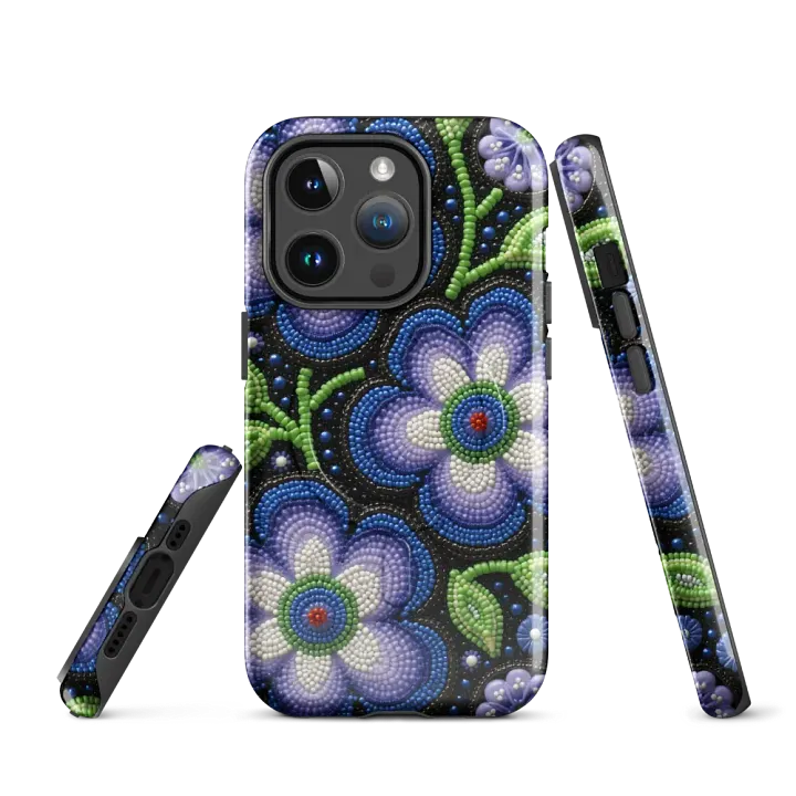 Faux Beaded Floral Fantasy MagSafe® Tough Case product image (2)