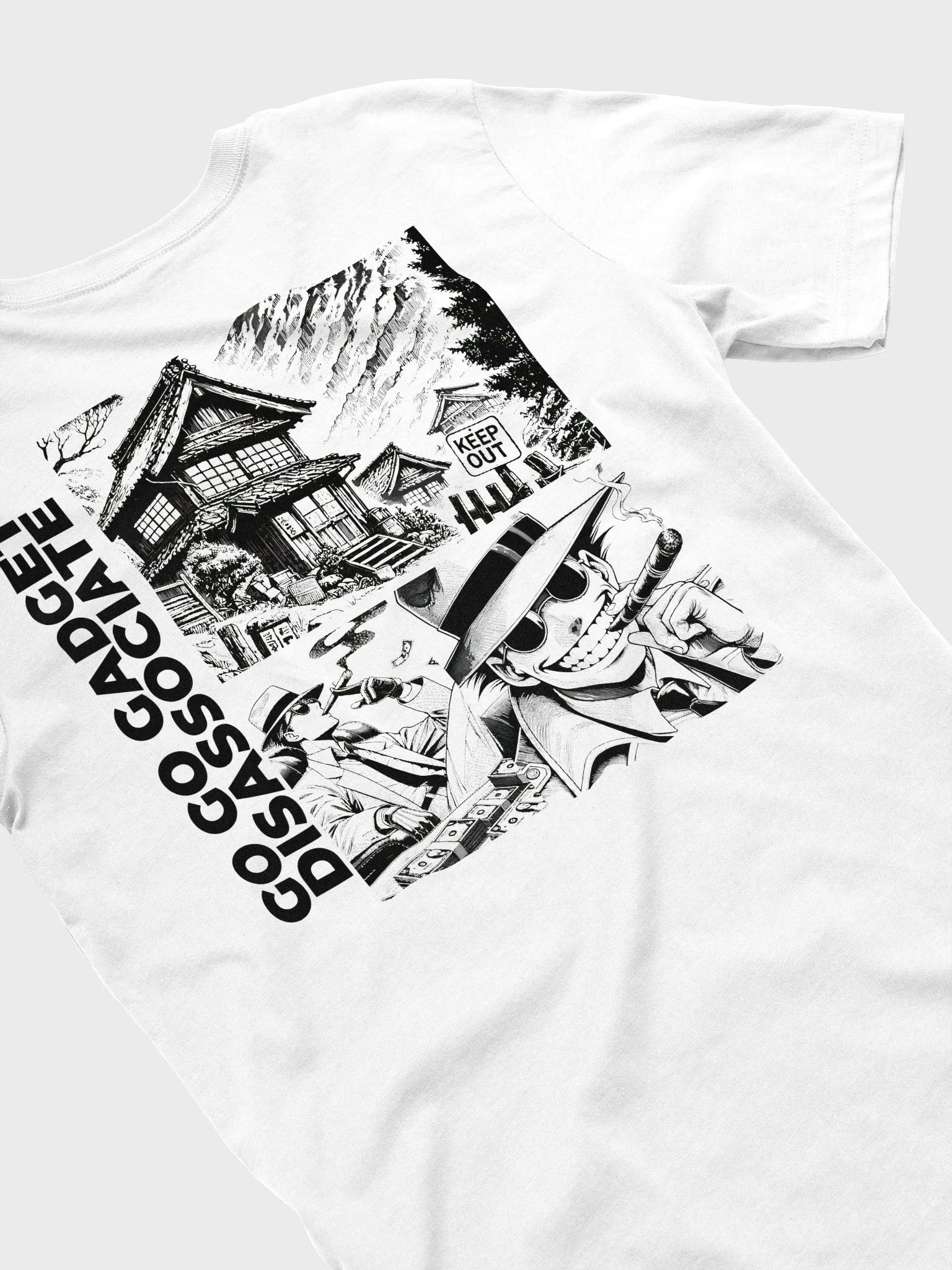 Gadget Disassociate White T-Shirt product image (1)
