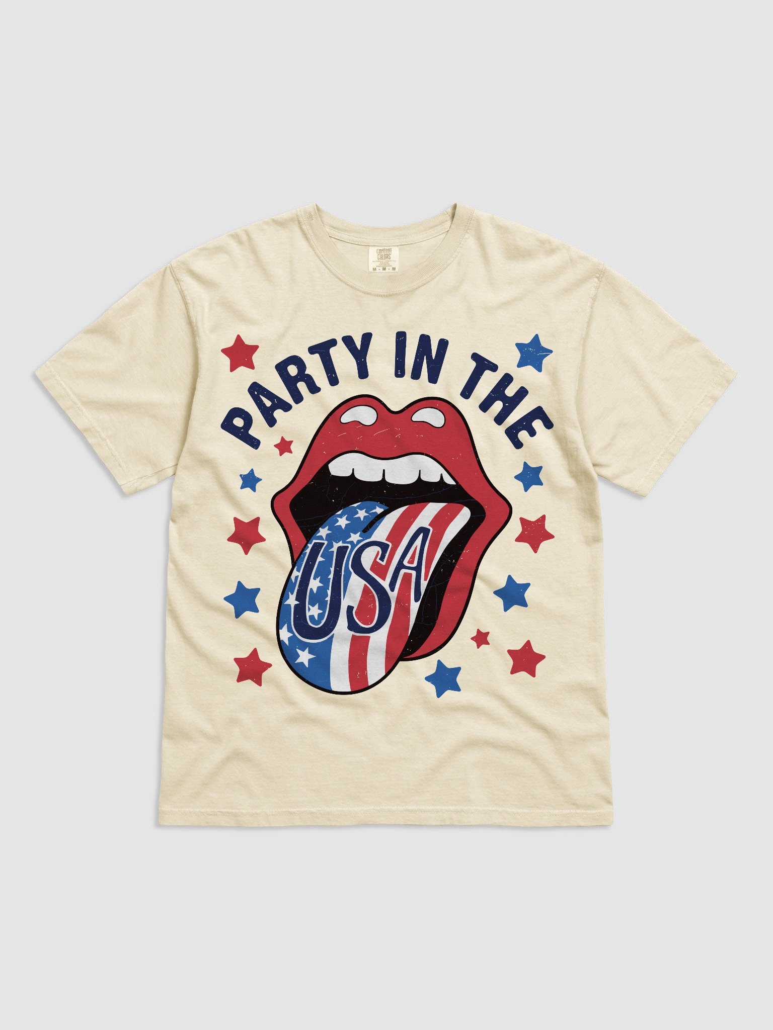USA Party Tongue T-Shirt product image (2)