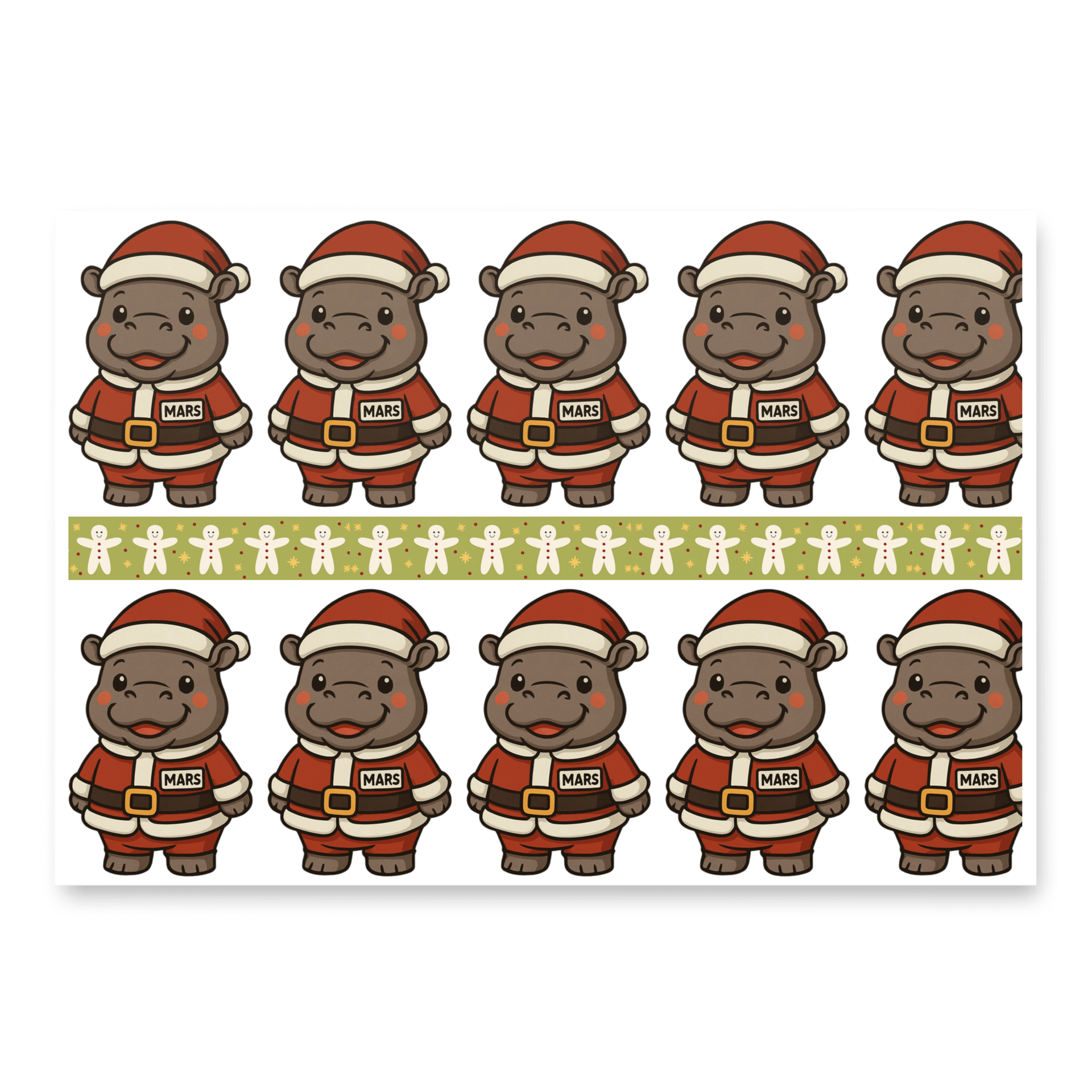 Mars Holiday Wrapping Paper (3 sheets) product image (3)