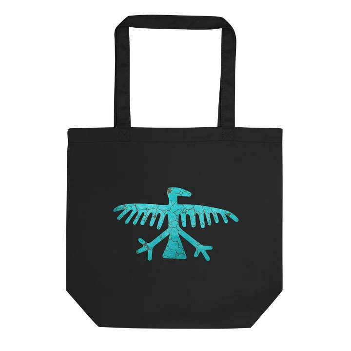 Turquoise Condor Canvas Tote product image (1)