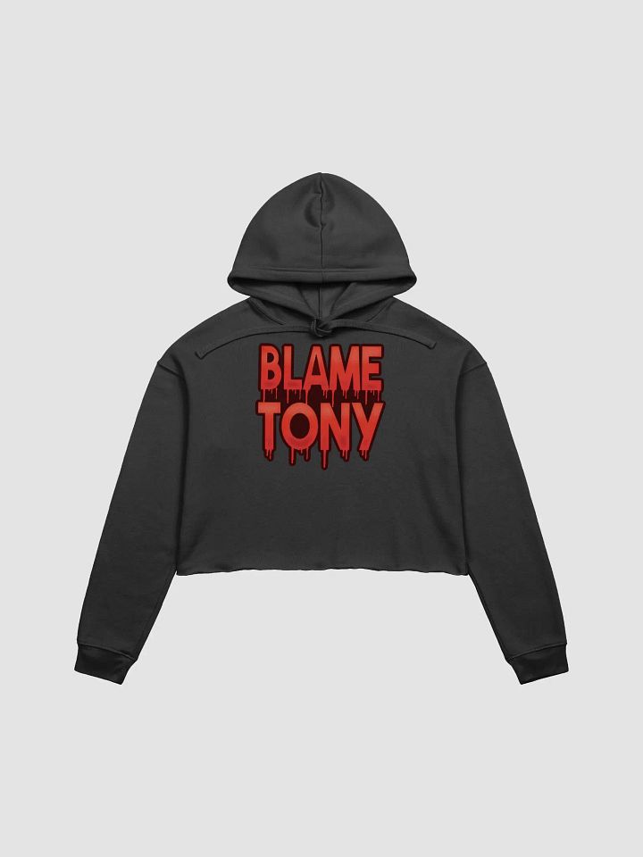 Blame Tony Cropped Hoodie product image (1)