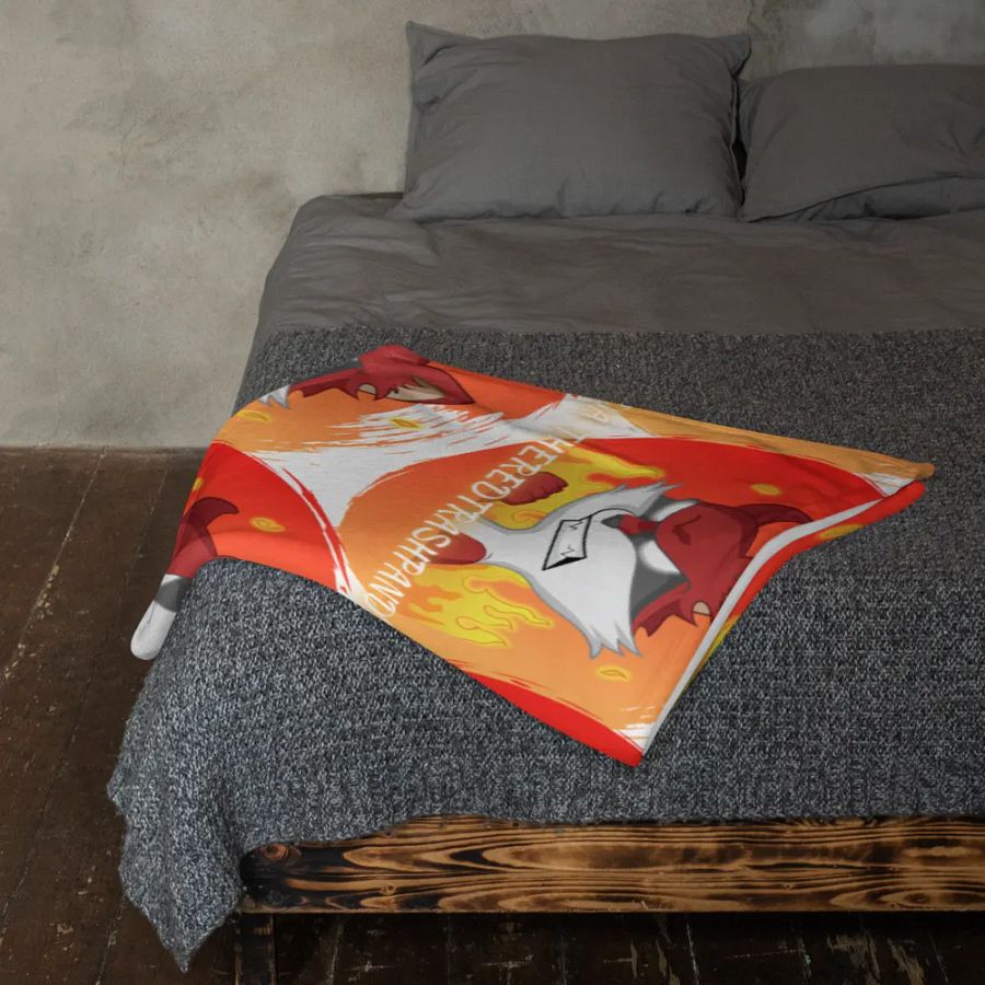 Red Trash Panda Rage Emote Blanket product image (23)