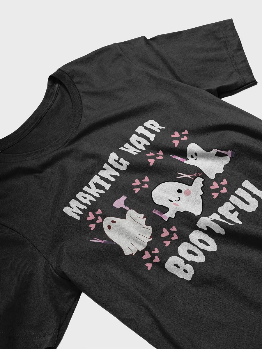 Making Hair Bootiful Funny Scary Hairdresser Halloween T-Shirt product image (3)