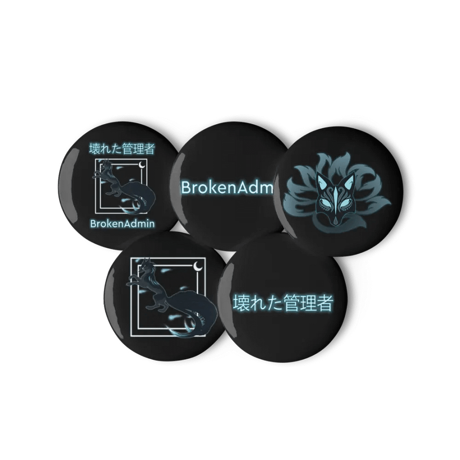 Kitsune Neon Broken Admin Pins product image (6)