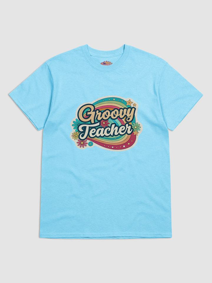 Retro Groove Teacher T-Shirt product image (8)