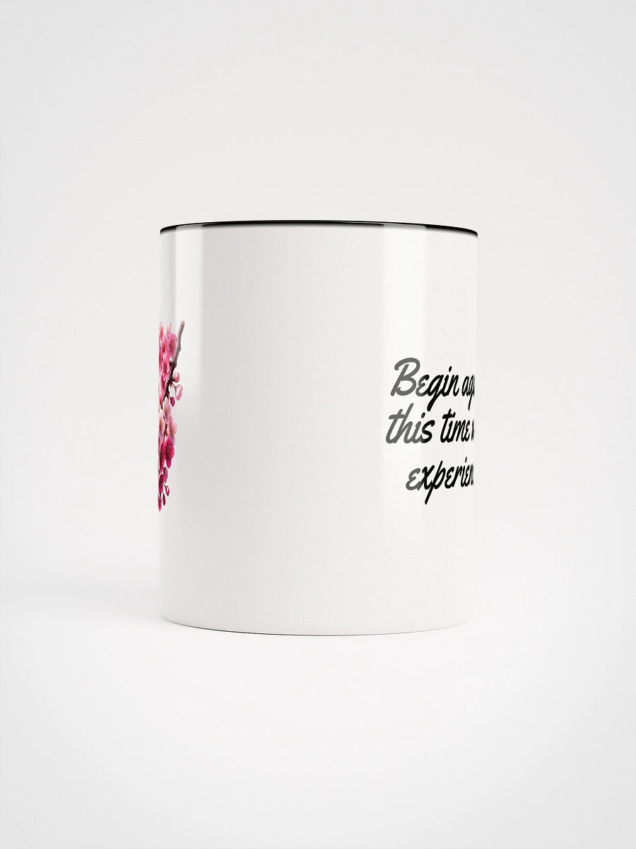 Begin Again, This Time With Experience - Cherry Blossom Mug product image (5)