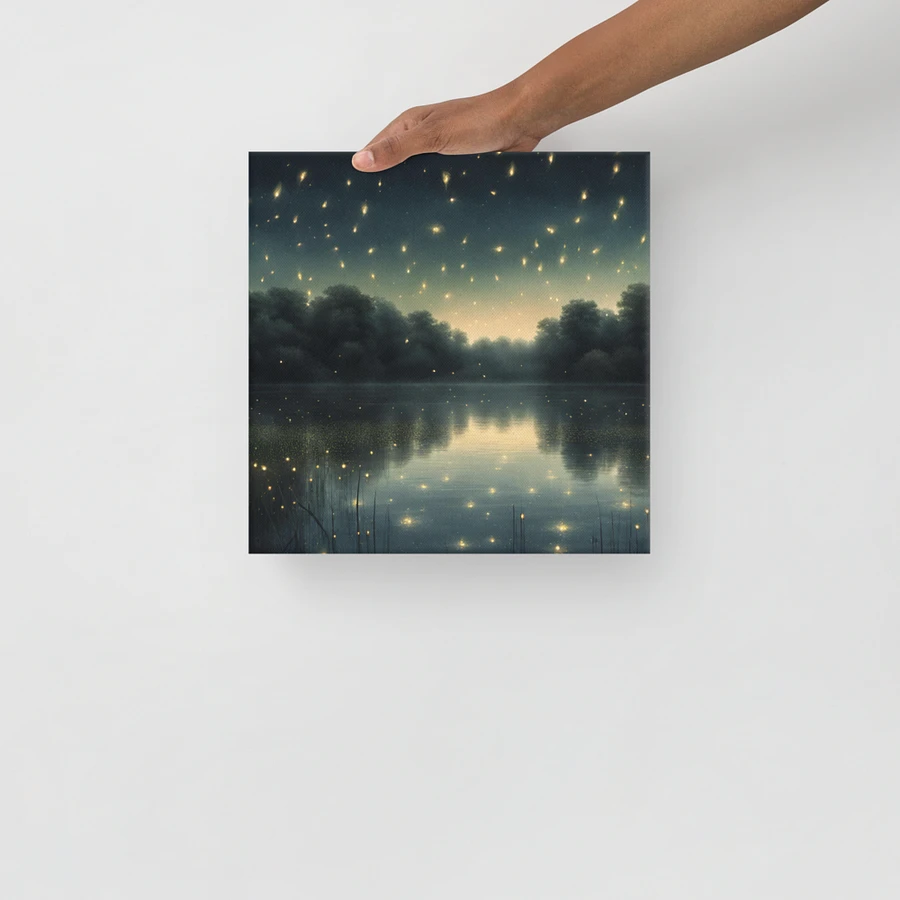 Evening Lake Scene With Fireflies Wall Art product image (13)