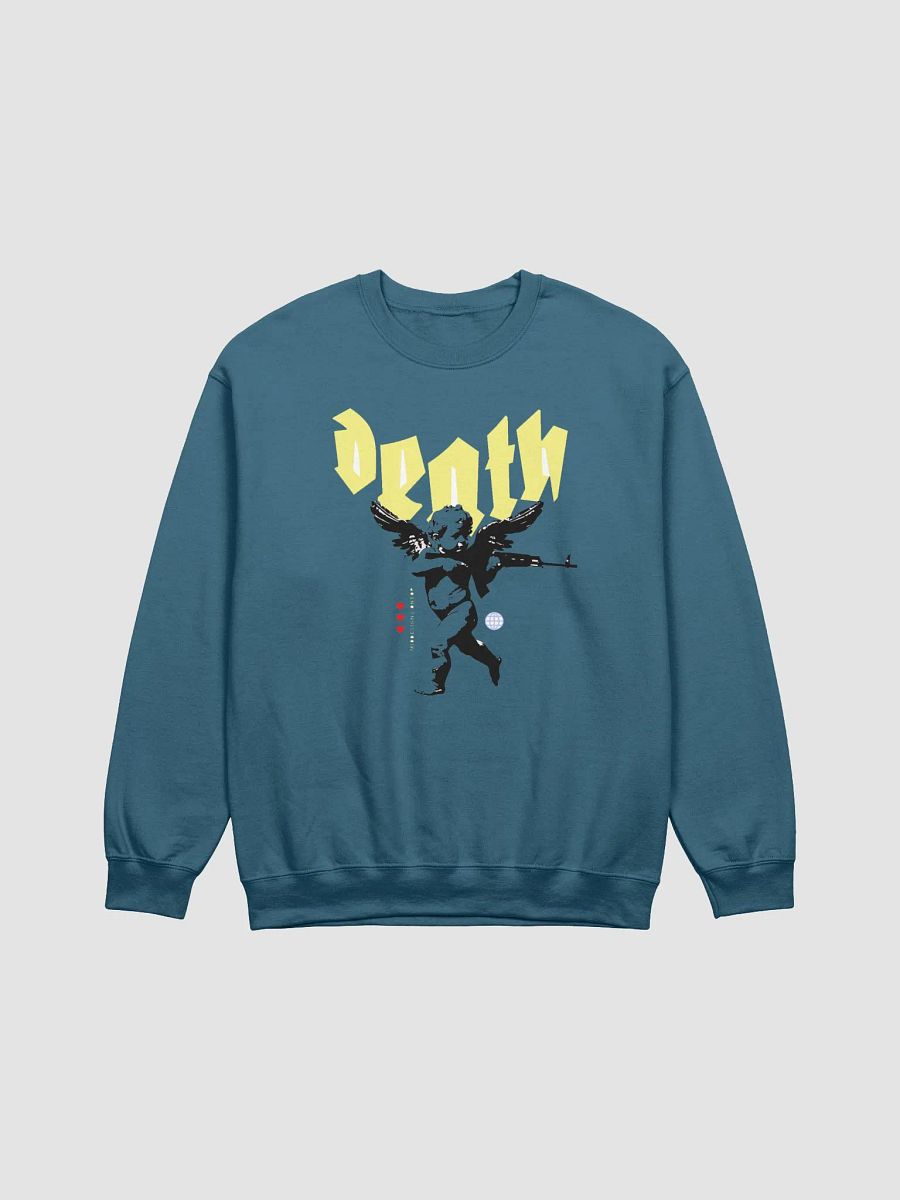 Winged Figure Death Artistic Crewneck product image (4)